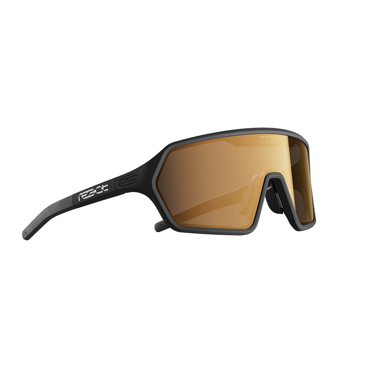 rev ruby black sports sunglasses Shadetronic Swiss Made react